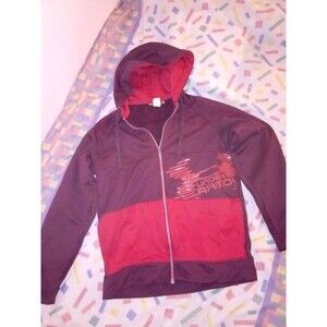 Under Armour Men's Medium Red Logo Alternator Full Zip Hoodie